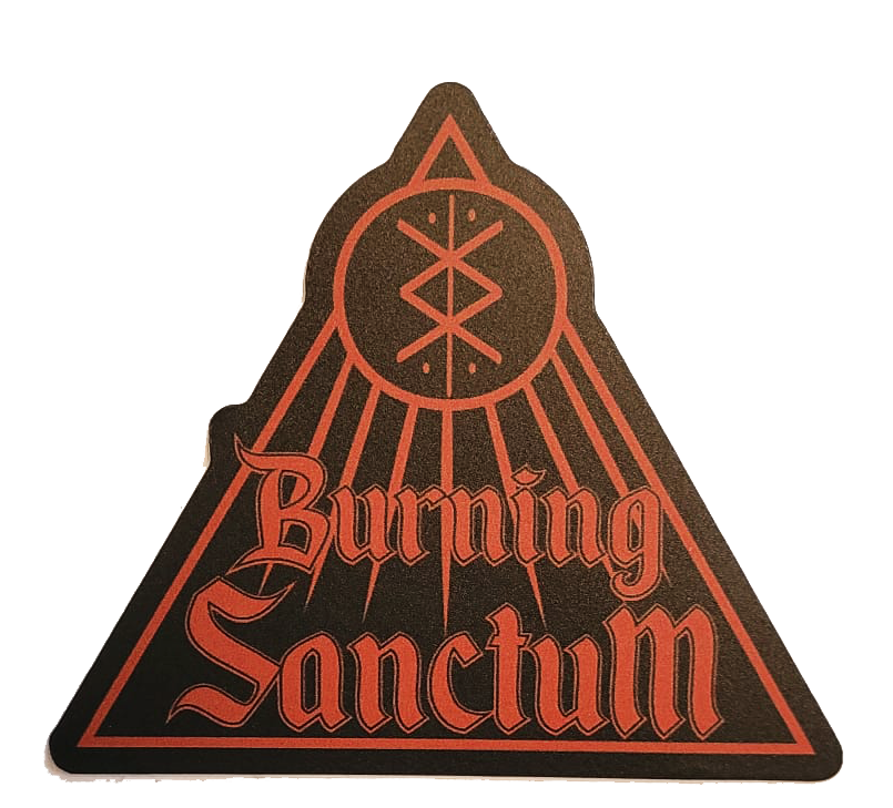 Burning Sanctum Sticker